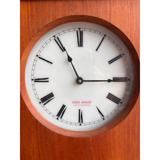 American Thomas Moser Cherry Clock For Sale - Image 3 of 8