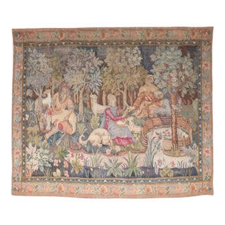 19th Century Zabihi Collection Belgian Tapestry For Sale