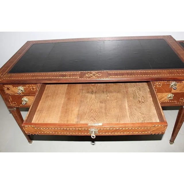 Antique Louis XVI Style Amaranth and Rosewood Desk For Sale - Image 12 of 17