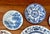 Ceramic Mid 20th Century Blue and White Wall Plate Grouping / Collection - Set of 9 For Sale - Image 7 of 12