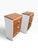 Vintage Handmade Solid Wood Walnut & Ivory Nightstands, Pair For Sale - Image 9 of 10