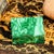 This exquisite rectangle shaped malachite box is a true statement of luxury and elegance, showcasing the vibrant green...