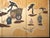 1960s Shōwa Era Japanese Byobu Screen "Travels of Genji Monogatari" For Sale - Image 10 of 17