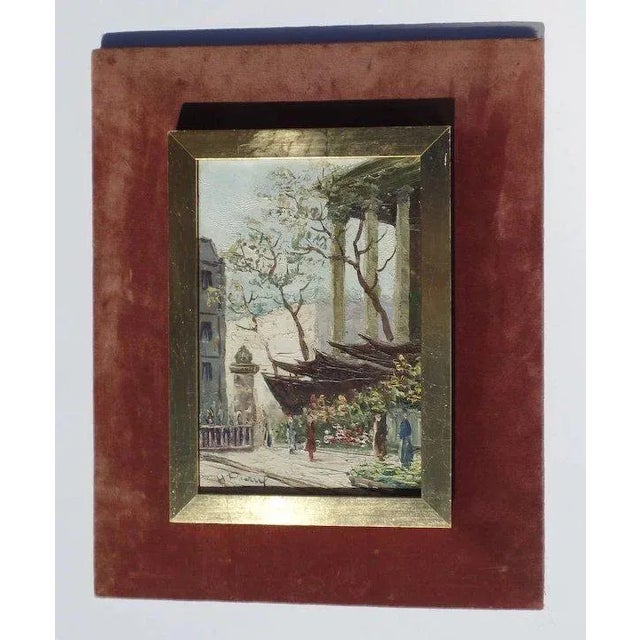 1960s Parisian Street Scene Oil Painting, Framed For Sale - Image 4 of 10