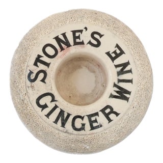 Antique Stone's Ginger Wine Match Striker For Sale