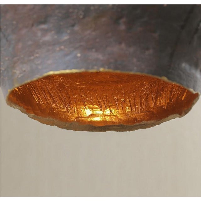 Garlic Ceramic Pendant Lamp by Makhno For Sale - Image 4 of 6