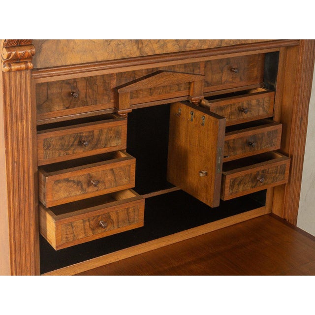 Vintage Secretaire in Wood For Sale - Image 9 of 14