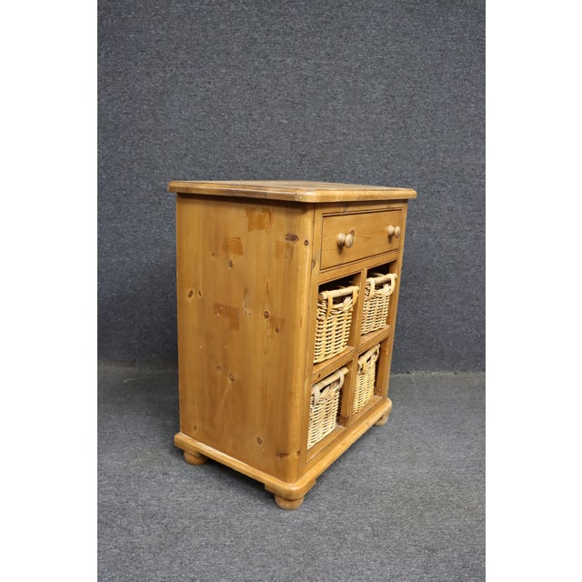 Giants McHale Pine Basket Sideboard For Sale - Image 10 of 14