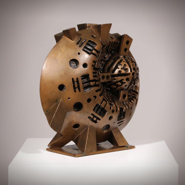 1960s Lino Tiné's Power Wheel, 1969, Example of Italian Abstract Sculpture For Sale - Image 5 of 14