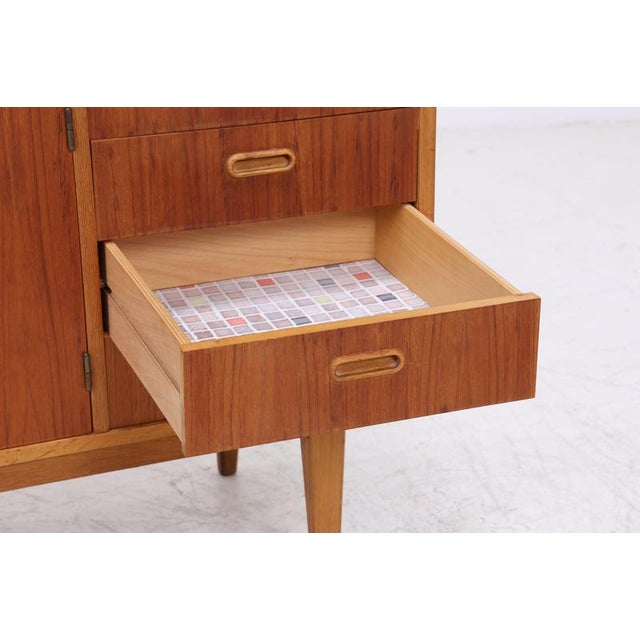 Mid-Century Teak Bookcase with Drawers For Sale - Image 11 of 17