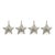 Contemporary Mosaic Metal Star Ornament (Set of 4) For Sale - Image 3 of 3
