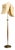 American Modern, Floor Lamp, Walnut, Brass, Vellum, Usa, 1950s For Sale