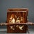 Vintage Chinese Huali Rosewood Inlaid "Magpie & Plum" Tiered Picnic Box With Dragon Handles For Sale In Los Angeles - Image 6 of 9