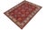 Shabby Chic Tribal Super Kazak Red/Beige Wool Rug - 5'7'' X 8'9'' For Sale - Image 9 of 10