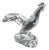 Large Art Deco Crystal Cockerel by Georges Chevalier for Baccarat For Sale