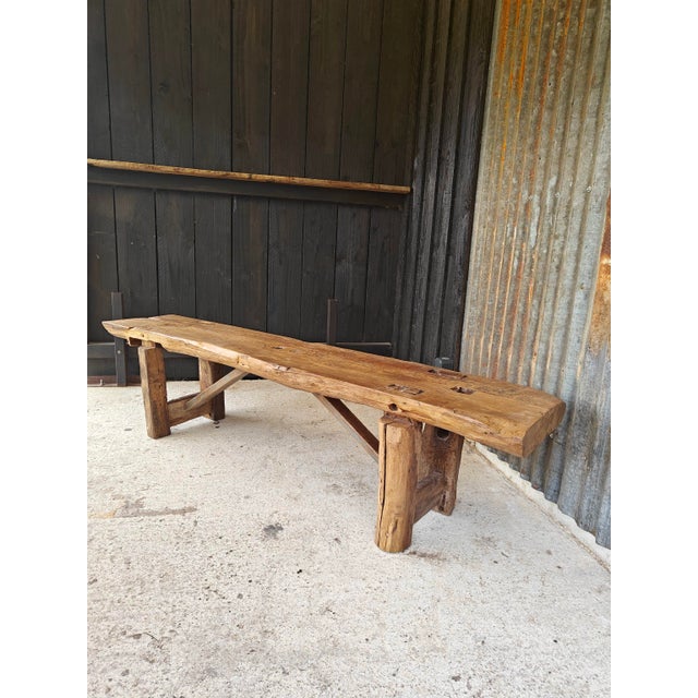 Brutalist Workbench Console, 1890s For Sale - Image 5 of 18