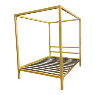 Queen Size Room & Board Architecture Bed Frame, Saffron For Sale