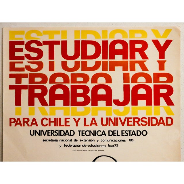 Date: 1972 Size: 19.25 x 27 inches Artist: P. Caravajal Gnecco About The Poster: The Unidad Popular (UP) in Chile was a...
