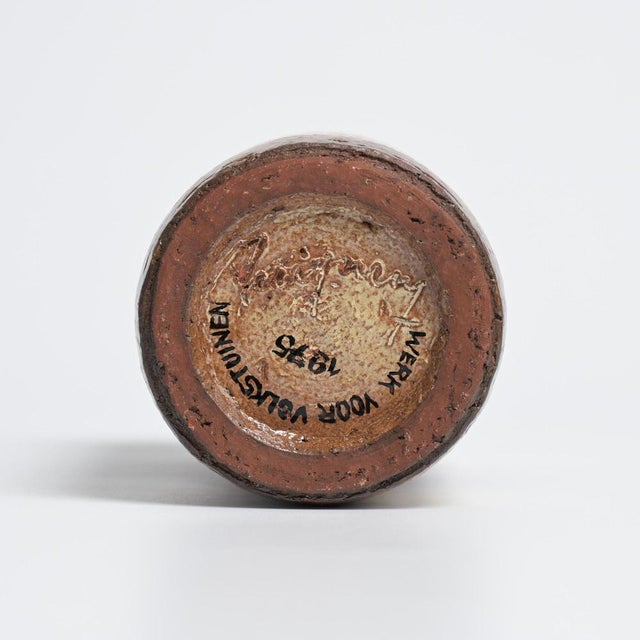 Cylindrical Vase from Perignem, 1960s For Sale - Image 12 of 15