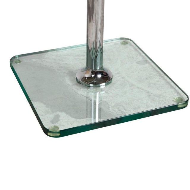 Modern Glass and Chrome Coffee Table from Draenert For Sale - Image 3 of 10