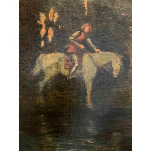 Walter Einbeck, Nude Nymph, Oil on Canvas Painting, Early 20th Century For Sale - Image 4 of 7