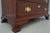 Henkel Harris Cherry Chippendale Style Secretary Desk For Sale - Image 11 of 18