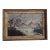 Antique American Folk Art Mountain Lake Landscape Oil Painting on Artist’s Board, C. 1900 For Sale