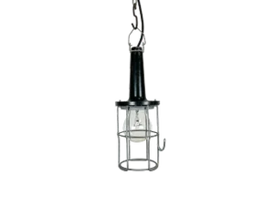 Industrial Bakelite Hanging Work Lamp, 1960s