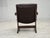 Scandinavian Armchair in Brown Furniture Leather, 1970s For Sale - Image 16 of 18