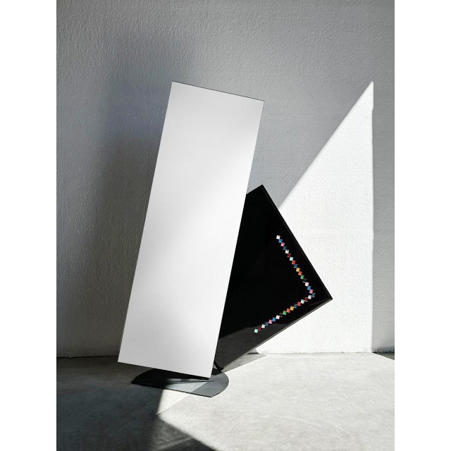 Floor Mirror by Acerbis for Saporiti Italia, 1980s For Sale - Image 6 of 6