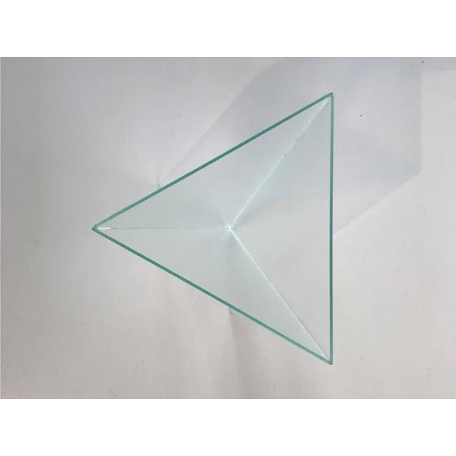 Glass Delta Vase by Mart Van Schijndel, 1981 For Sale - Image 7 of 9