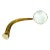 Mid 20th Century Small Magnifier Magnifying Glass With Natural Deer Antler Handle For Sale