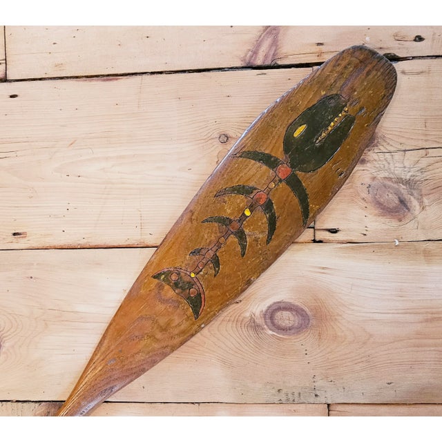 Rustic 1920s Children's Camp Canoe Paddle For Sale - Image 3 of 7