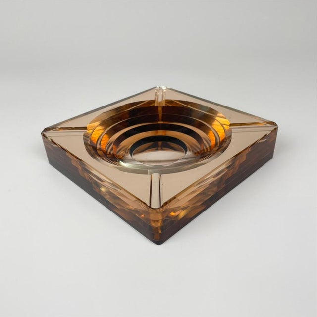 Glass Saint-Gobain Glass Ashtray by Jean Luce, 1920s For Sale - Image 7 of 8