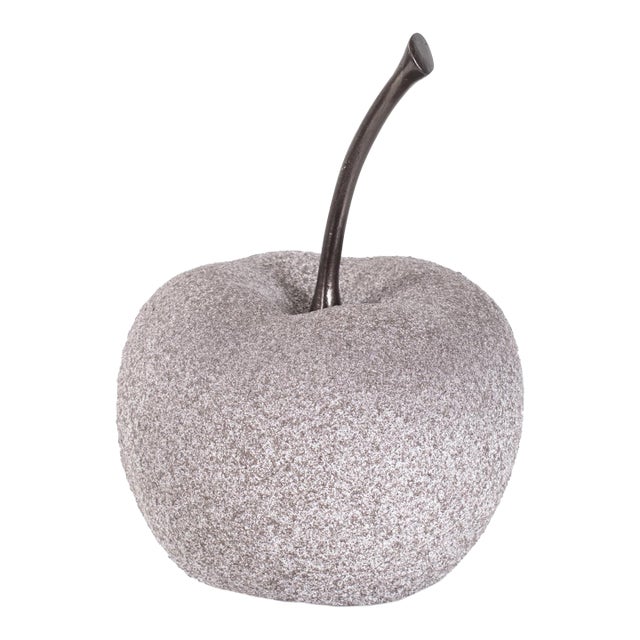 Modern Pomme Sculpture in Polyresin For Sale