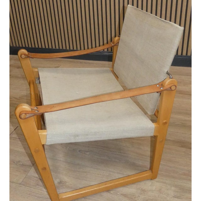 1960s Vintage Safari Chair by Bengt Ruda for Ikea, 1960s For Sale - Image 5 of 12