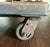VTG Industrial Factory Cart Coffee Table, Wood Top and Metal Casters For Sale In Dallas - Image 6 of 10