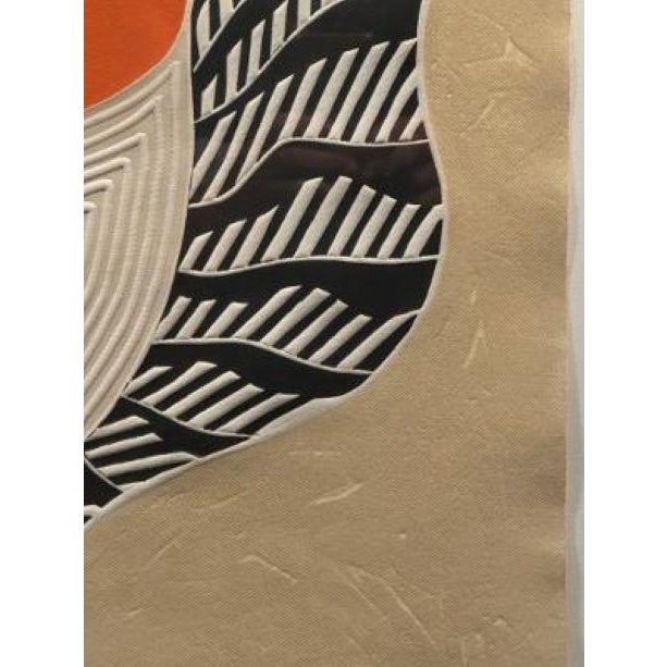 1970s Barbara Kwaśniewska “Dame De Trèfles” (Queen of Clubs) Signed Embossed Print 78/150 For Sale - Image 12 of 14