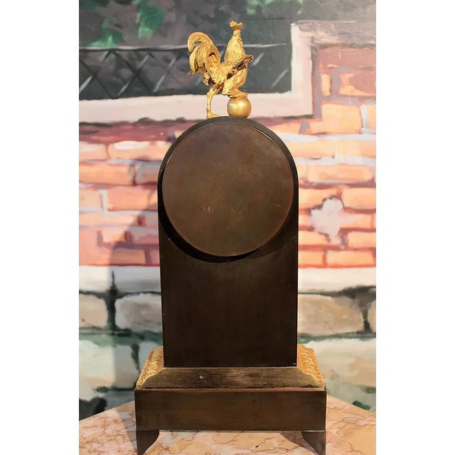 Black Early 19th Century Restoration Clock For Sale - Image 8 of 10