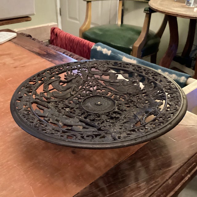 Mid 20th Century Italian Laser Cut Iron Bowl For Sale - Image 4 of 12