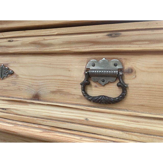 Antique Chest of Drawers in Fir, 1890s For Sale - Image 9 of 18