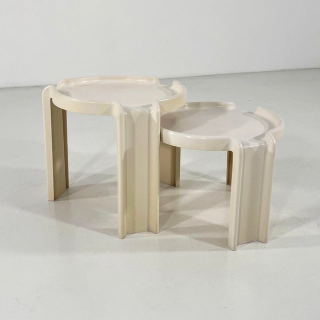 1970s Side Tables by Giotto Stoppino for Kartell, 1970s, Set of 2 For Sale - Image 5 of 8