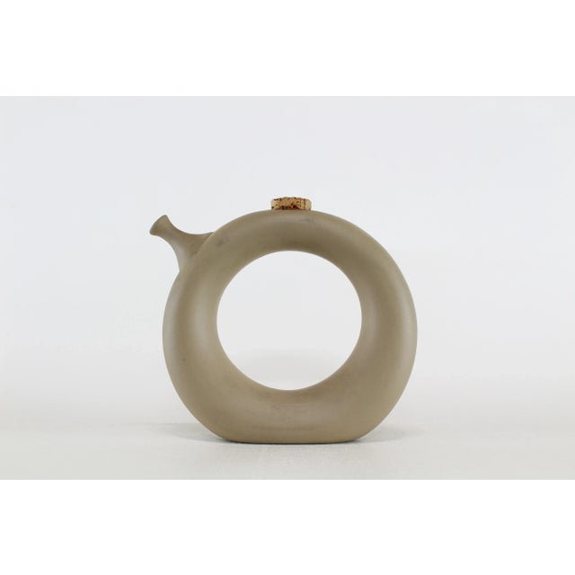 Mid-Century Modern Vintage Hand Thrown Decorative Pottery Vase For Sale - Image 3 of 5