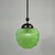 This elegant pendant was designed and manufactured in sweden in the 1920s to 1930s. The light features a faceted uranium...