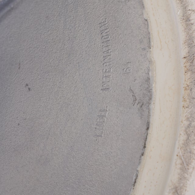 Gray Marble Dining Table by Saarinen for Knoll Int, USA, 1970s For Sale - Image 8 of 9