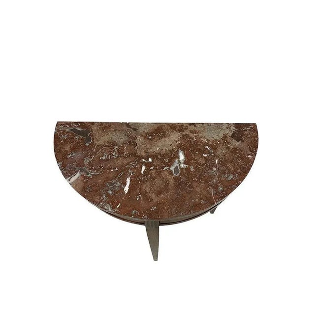 Small 19th Century Dutch Oak Wall Table, 1890s For Sale - Image 5 of 6