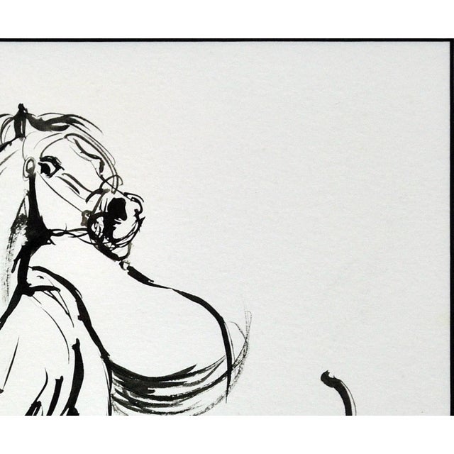 Paper Elin Sian Blake, Welsh Section A Stallion, 21st Century, Ink on Paper For Sale - Image 7 of 18