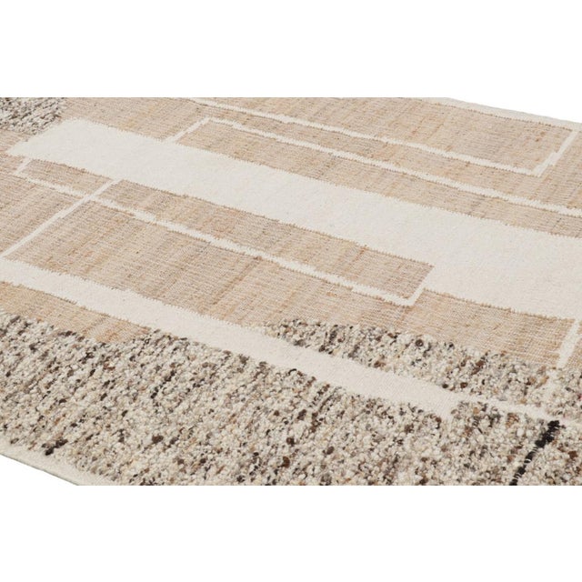 Made with handwoven wool and jute, this 5x7 flatweave represents an exciting new custom-capable line in the Rug & Kilim...