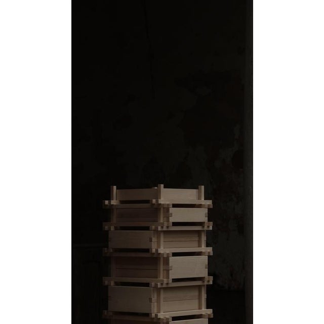Not Yet Made - Made To Order Soft Futurism Jenga Chest of Drawers in Ash Wood by Filippo Andrighetto For Sale - Image 5 of 7