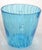 1970s 1970s Vintage Venini Style Blown Glass Light Blue White Wine Cooler Martini Ice Bucket Italy For Sale - Image 5 of 12